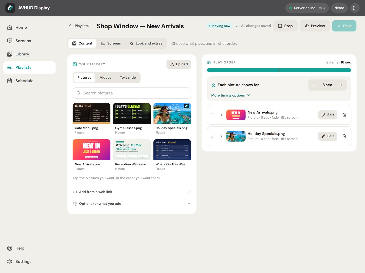 Playlist builder
